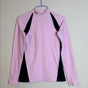 Under Armour Mock Neck Thermal compression Long Sleeve Top Size MD